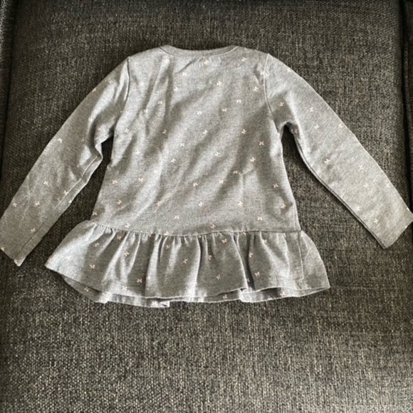 Toddler Grey Butterfly Shirt - Picture 2 of 4